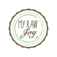 logo von my raw joy. Manufaktur für roh-vegane snacks 