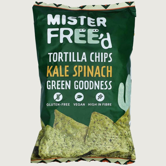Mister Free’d vegane Tortilla Chips mit Grünkohl und Spinat